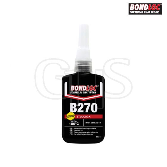 Bondloc B270 Studlock High Strength Threadlocker 50ml - B270-50