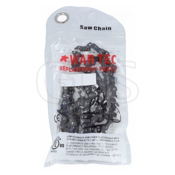 WAR TEC 12" - Chainsaw Chain 3/8" LP - 043" - 44 Links, Single