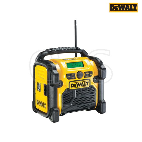 DeWalt DCR020 DAB Digital Radio 240 Volt & Li-Ion Bare Unit- DCR020-GB