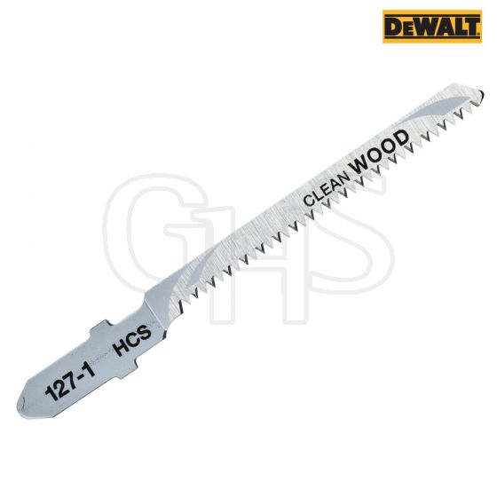 DeWalt Jigsaw Blades for Wood T Shank HCS T101AO Pack of 5- DT2168-QZ