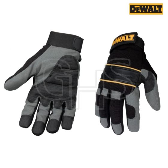 DeWalt Power Tool Gel Gloves Black / Grey DPG33L- DPG33L