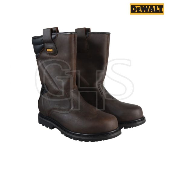 Classic Rigger Brown Safety Boots UK 10 Euro 44 by DEWALT