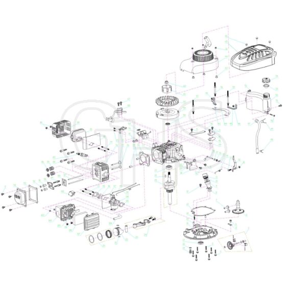 Cobra DG350 EU-V - 98.5cc OHV Engine Feb 2019 Main Diagram