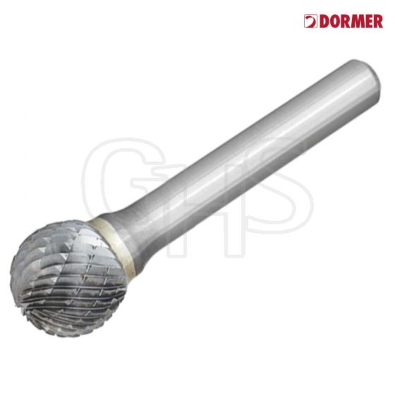 Dormer Solid Carbide Bright Rotary Burr Ball 4mm x 3mm - P8074.0X3.0