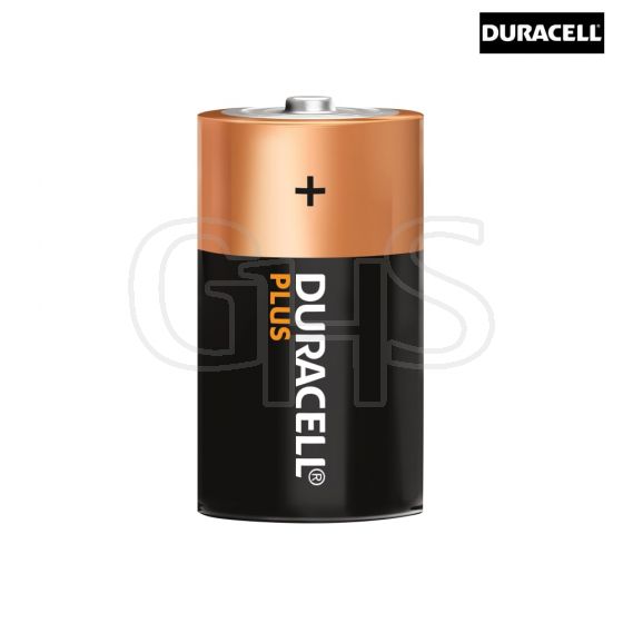 Duracell D Cell Plus Power Batteries Pack of 2 LR20/HP2- S3504