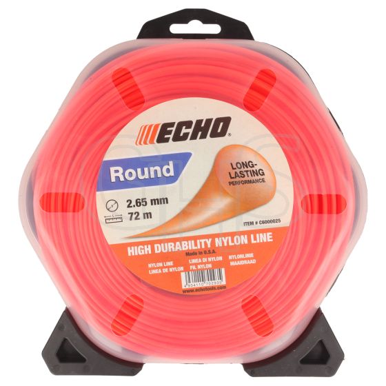 Genuine Echo 2.65mm x 72m Strimmer Line (Round) - 310105066