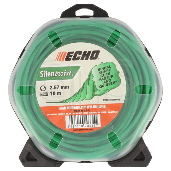 Genuine Echo Silent Twist 2.67mm x 10m Strimmer Line - 320105061 (Cordless Models)
