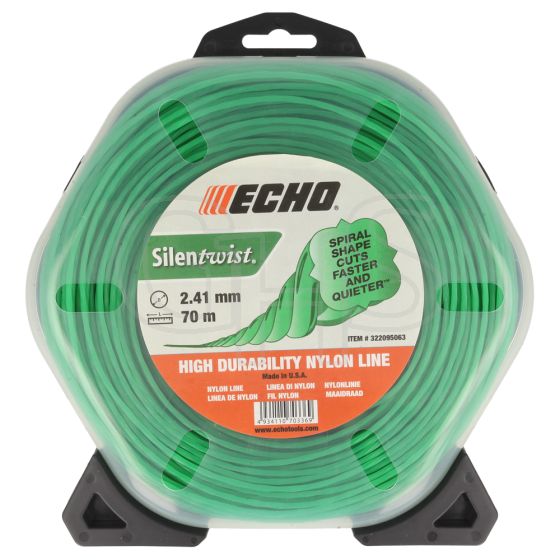 Genuine Echo Silent Twist 2.4mm x 70m Strimmer Line - 322095063 (Cordless Models)
