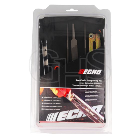 Genuine Echo 11/64" (4.5mm) Chainsaw Chain Sharpening Kit - 999-888-007-21