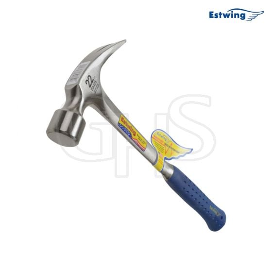 Estwing E3/22S Straight Claw Framing Hammer - Vinyl Grip 616g (22oz) - E3/22S