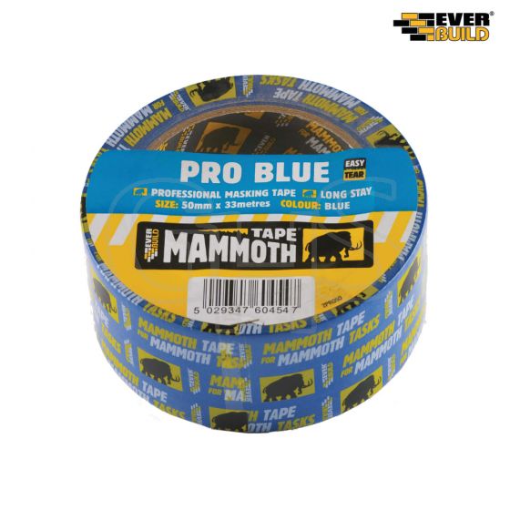 Everbuild Pro Blue Masking Tape 50mm x 33m - 2PRO50