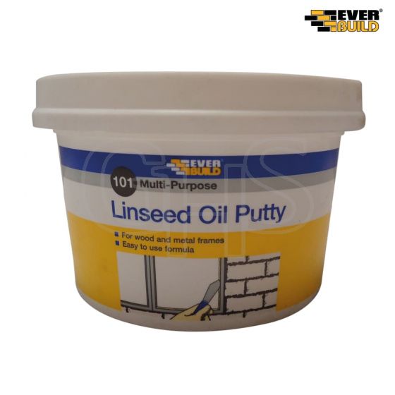 Everbuild Multi Purpose Linseed Oil Putty 101 Natural 500g - MPN05