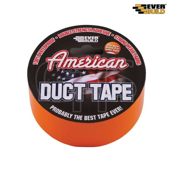 Everbuild American Duct Tape Orange 50mm x 25m - USDUCT0G25