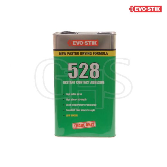 Evo-Stik 528 Instant Contact Adhesive 5 Litre - 30021180