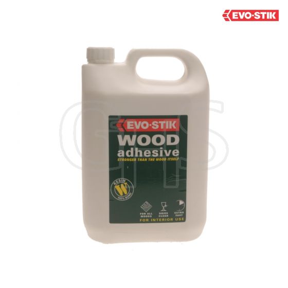 Evo-Stik 715912 Resin W Wood Adhesive 5 Litre - 30813221
