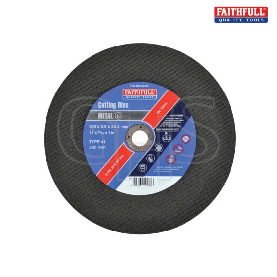 Cut Off Disc for Metal 300 x 3.5 x 25mm