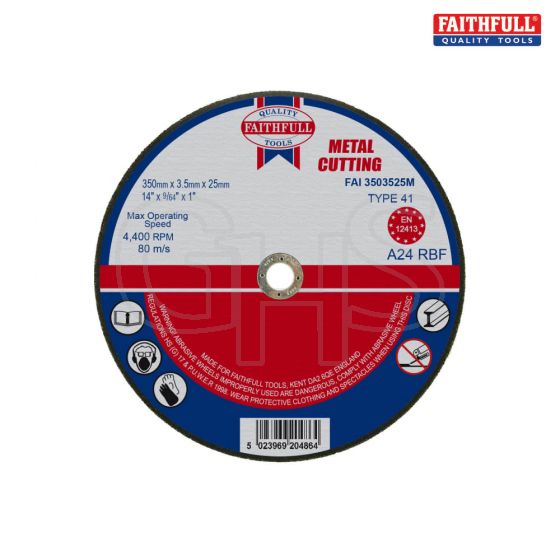 Cut Off Disc for Metal 350 x 3.5 x 25mm
