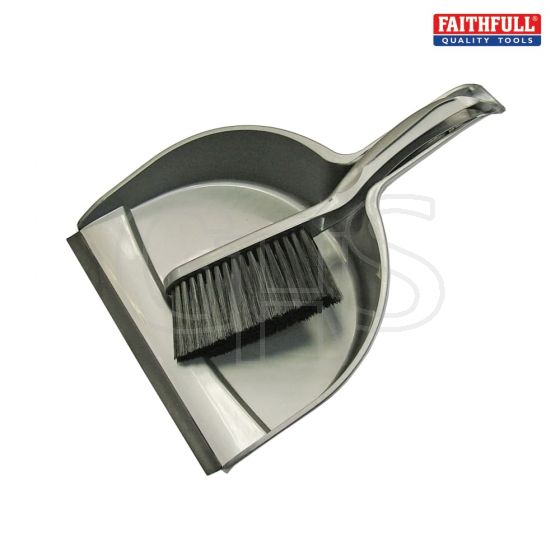Faithfull Dustpan & Brush Set Plastic - PB100S
