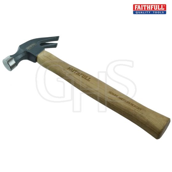 Faithfull Claw Hammer Hickory Shaft 454g (16oz) - FA054-16SH