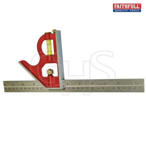 Faithfull Combination Square 300mm (12in) - 716G12