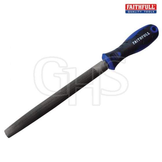 Handled Half Round Second Cut Engineers File 200mm (8in)