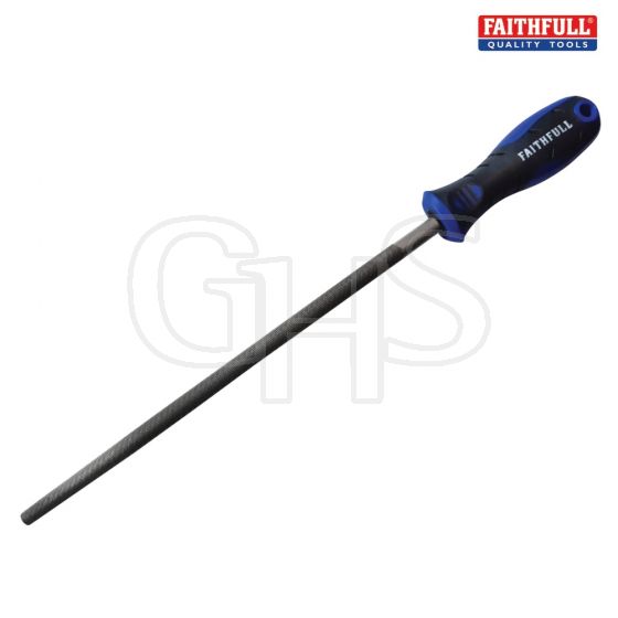 Handled Round Second Cut Engineers File 250mm (10in)
