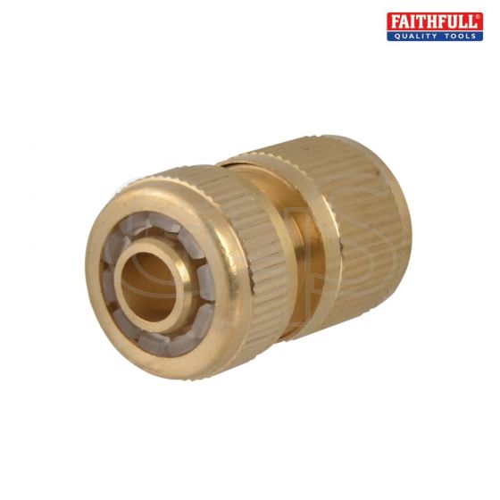 Faithfull Brass Female Water Stop Connector 12.5mm (1/2in) - SB3007A