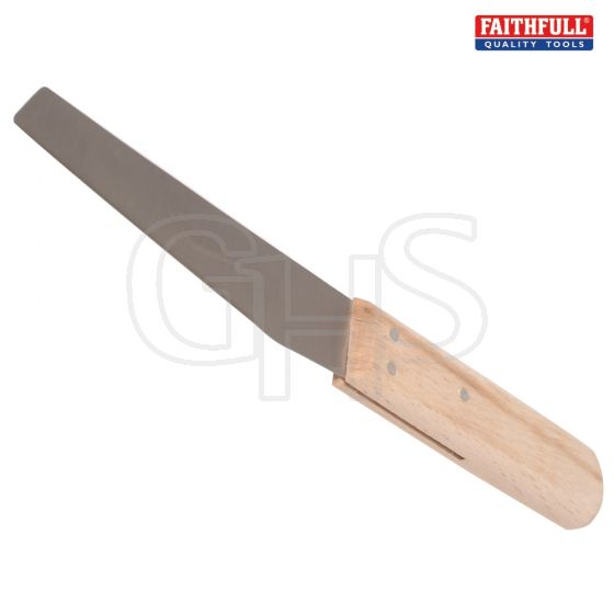 Faithfull Shoe Knife 115mm (4.1/2in) - Beech Handle - KSHOEB