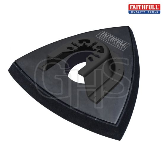 Faithfull Delta Hook & Loop Sanding Pad Triangular 93mm - M0010022