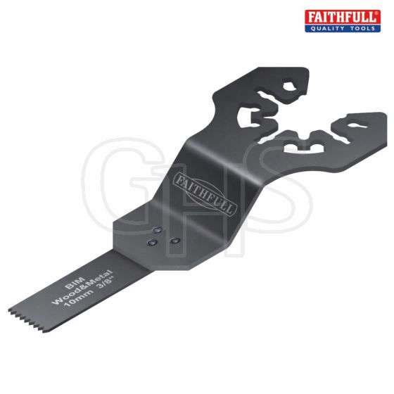 Faithfull Multi-Functional Tool Bi-Metal Flush Cut Wood/Metal Blade 10mm - M0010004