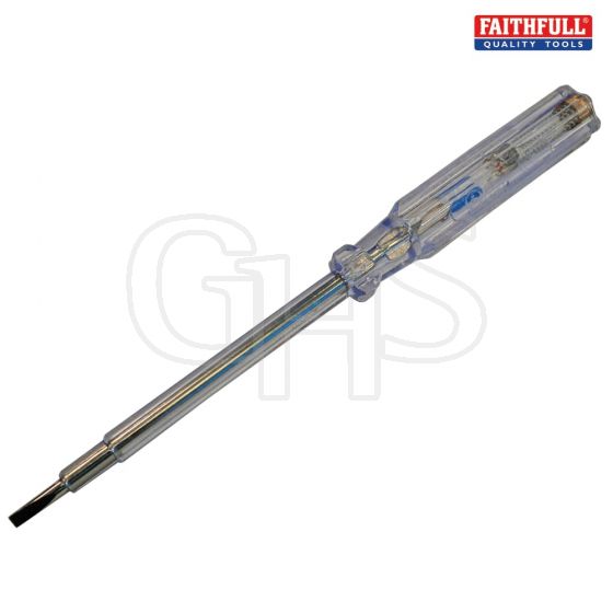 Faithfull Mains Tester 190 x 3.4mm 100-250 Volt - FHT-202