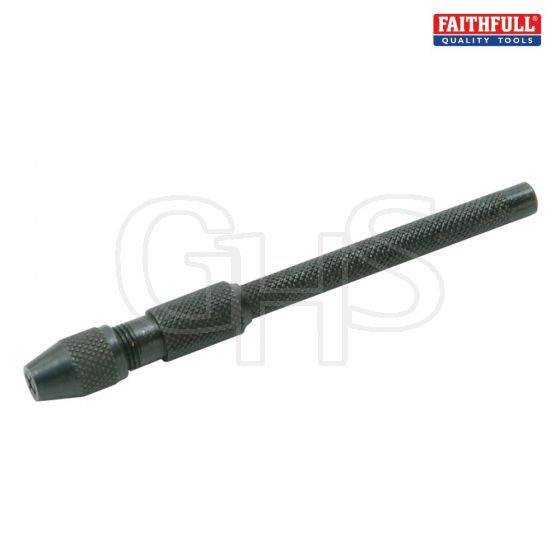 Faithfull Pin Vice Size 2 0.75 - 1.5mm Capacity - PV/2