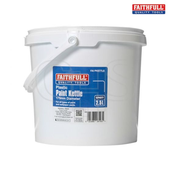 Faithfull Paint Kettle Plastic 2.5 Litres - 75143502