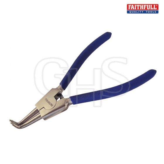 Circlip Pliers Outside Bent CRV 180mm (7in)