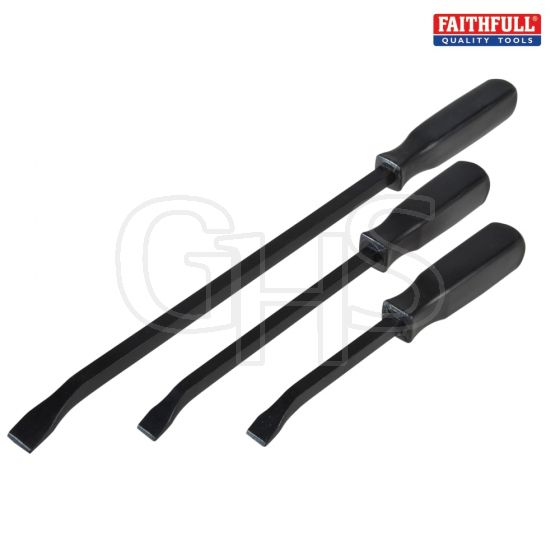 Faithfull Mechanics Pry Bar Set 3 Piece 210