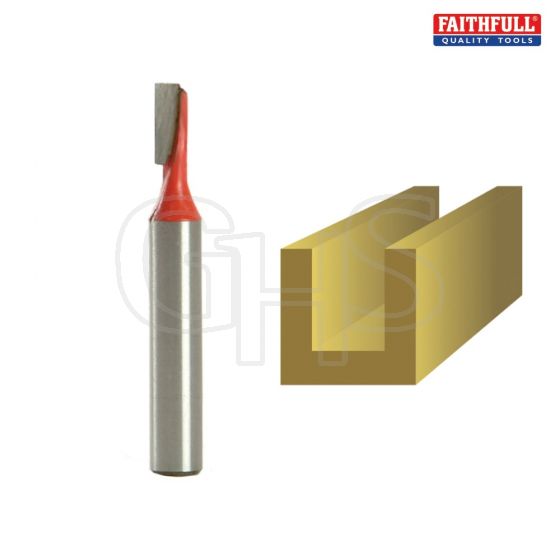 Router Bit TCT Two Flute 4.0mm x 11mm 1/4in Shank