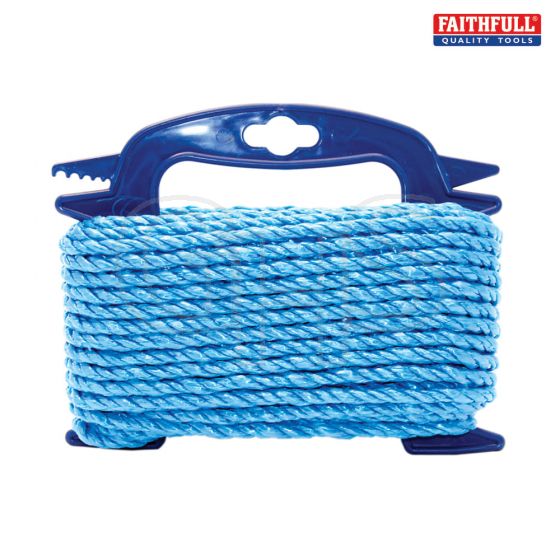 Faithfull Blue Poly Rope 10mm x 10m - 89810TJ