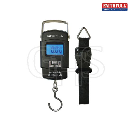 Faithfull Portable Electronic Scale 0 - 50kg - CH01-100CE-005A