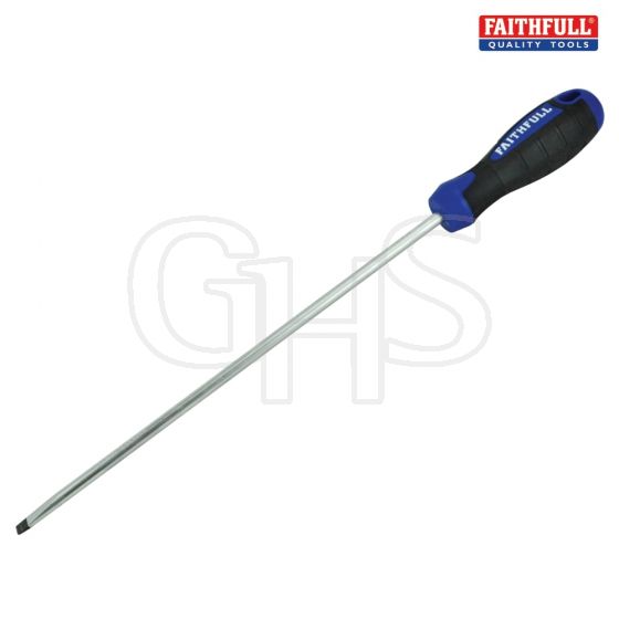 Soft-Grip Screwdriver Slotted Flared Tip 10mm x 250mm