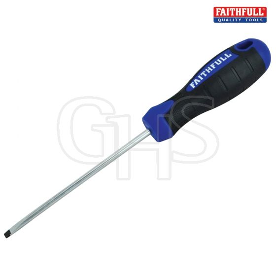 Soft-Grip Screwdriver Slotted Parallel Tip 4mm x 100mm