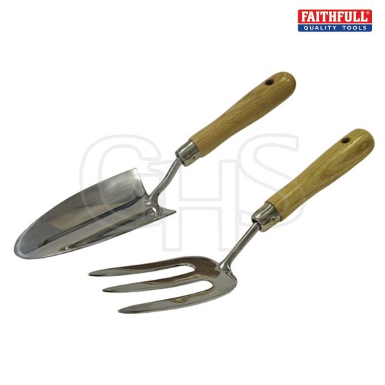Stainless Steel Hand Tool Set of 2 in Cardboard Box