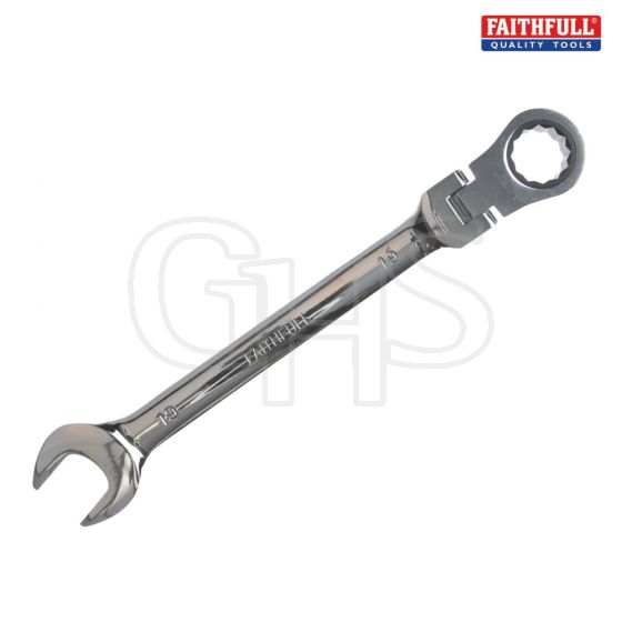 Faithfull Ratchet Combination Spanner Flex Head CV 24mm - SJW6124