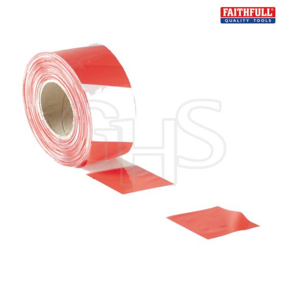Barrier Tape 70mm x 500m Red & White