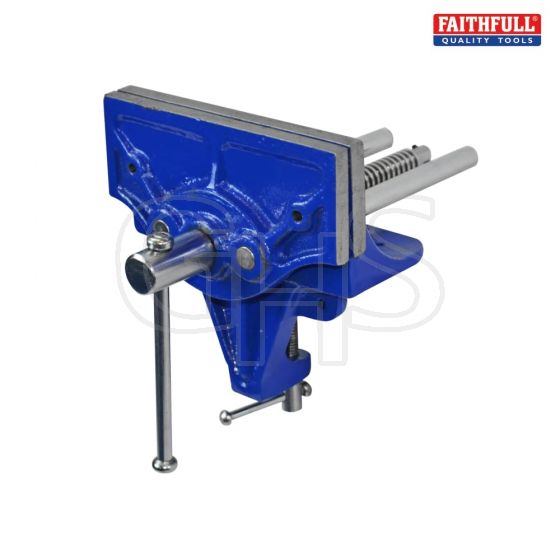 Faithfull Home Woodwork Vice 150mm (6in) & Integrated Clamp - 34