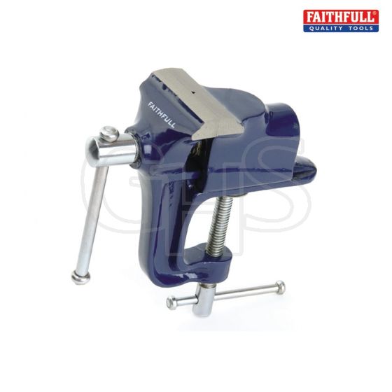 Faithfull Hobby Vice 60mm (2.1/2in) with Integrated Clamp - TBV/C60