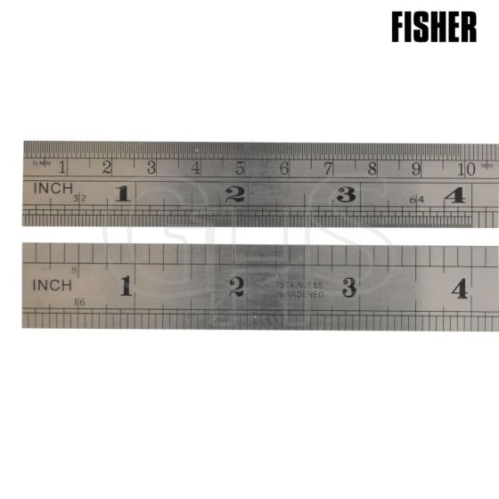 Fisher F112ME Steel Rule 300mm / 12in - FR112ME