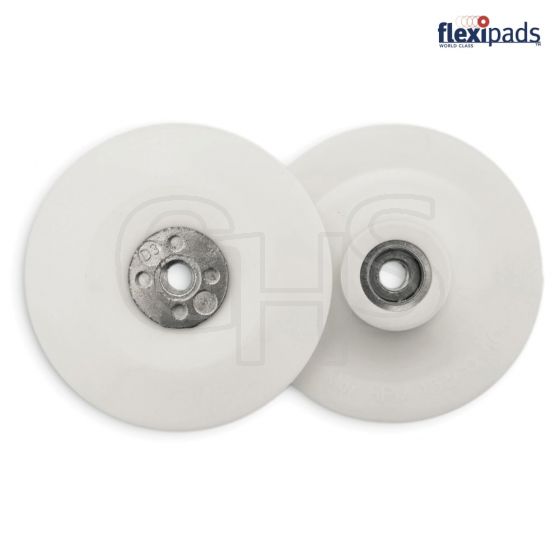 Flexipads Angle Grinder Pad White 100mm (4in) 3/8 x 24 UNF - 20030