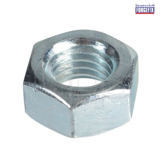 Forgefix Hexagonal Nuts & Washers ZP M12 Forge Pack 6 - FPNUT12