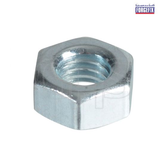 Forgefix Hexagonal Nuts & Washers ZP M6 Forge Pack 25 - FPNUT6