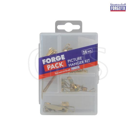 Forgefix Picture Hook Kit Forge Pack 28 Piece - FPPICTSET